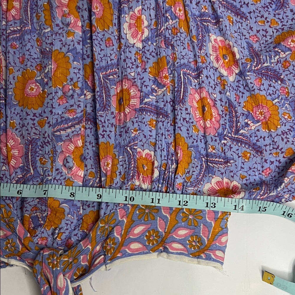 RACHEL Rachel Roy Women’s Floral Crop Blouse size M - Picture 8 of 10